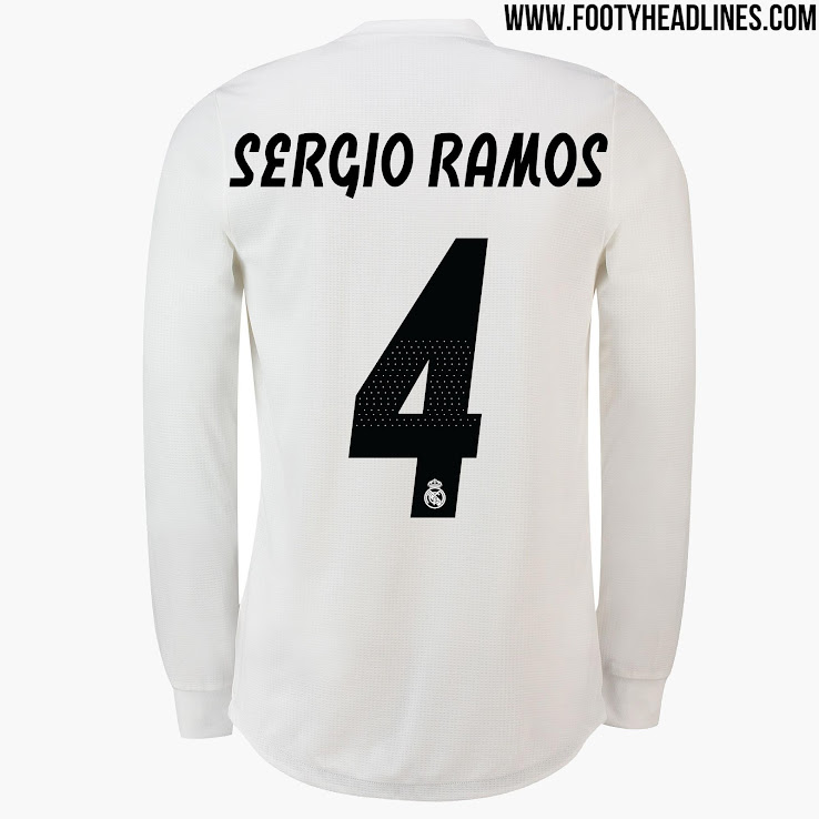 All-New Extraordinary Real Madrid 18-19 Kit Font Released - Footy ...